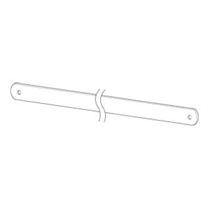 30" Merchandising Cross Bar, Chrome Finish