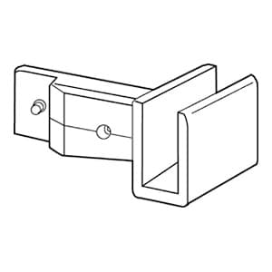 RVS845 Hangrod Adapter, Polished Chrome Finish