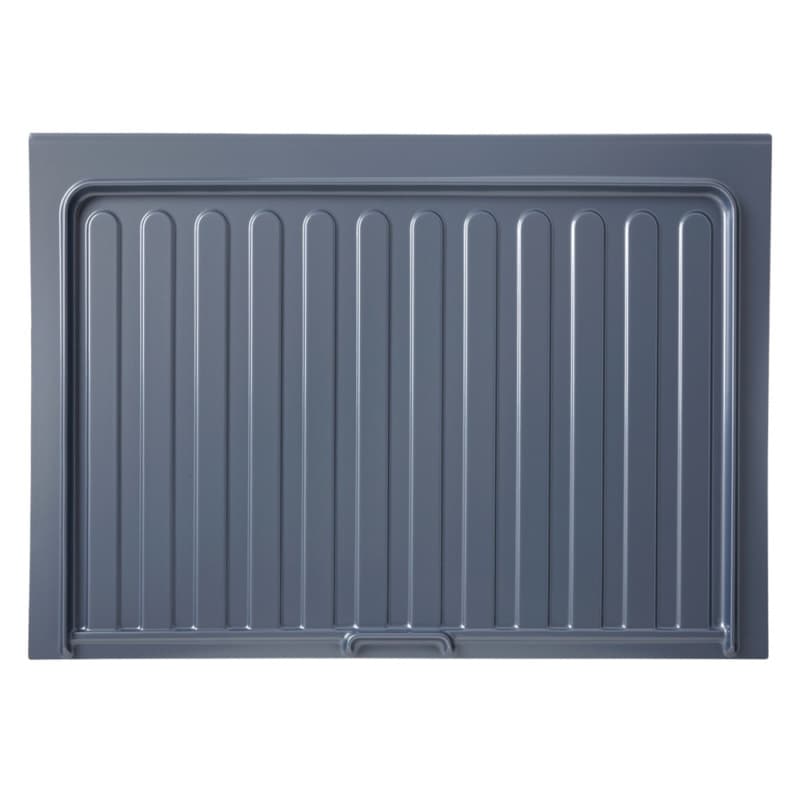 28-1/2" Polystyrene Sink Base Drip Tray, Metallic Silver