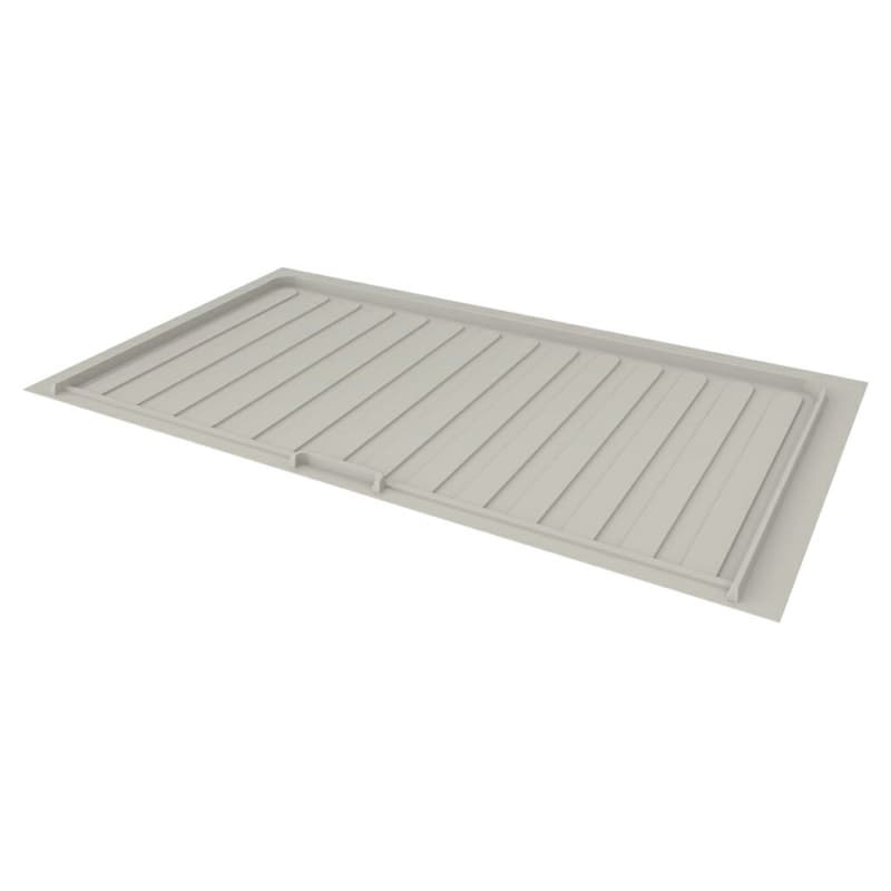 37-1/2" - 40-1/2" Flexible Drip Tray, Matte Gray