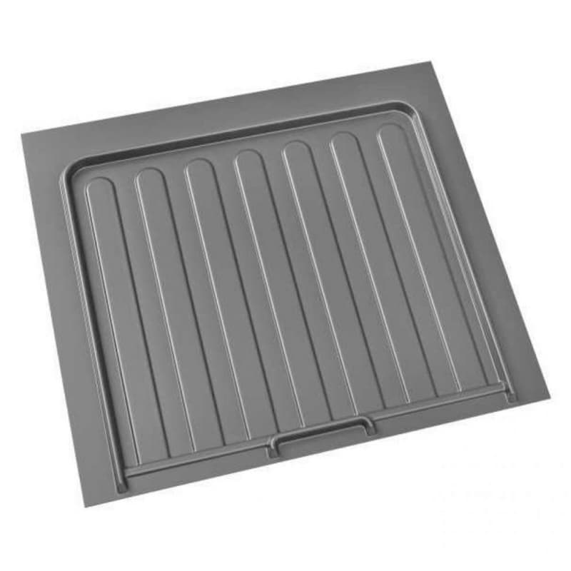 22-1/2" Undersink Vanity Drip Tray, Silver