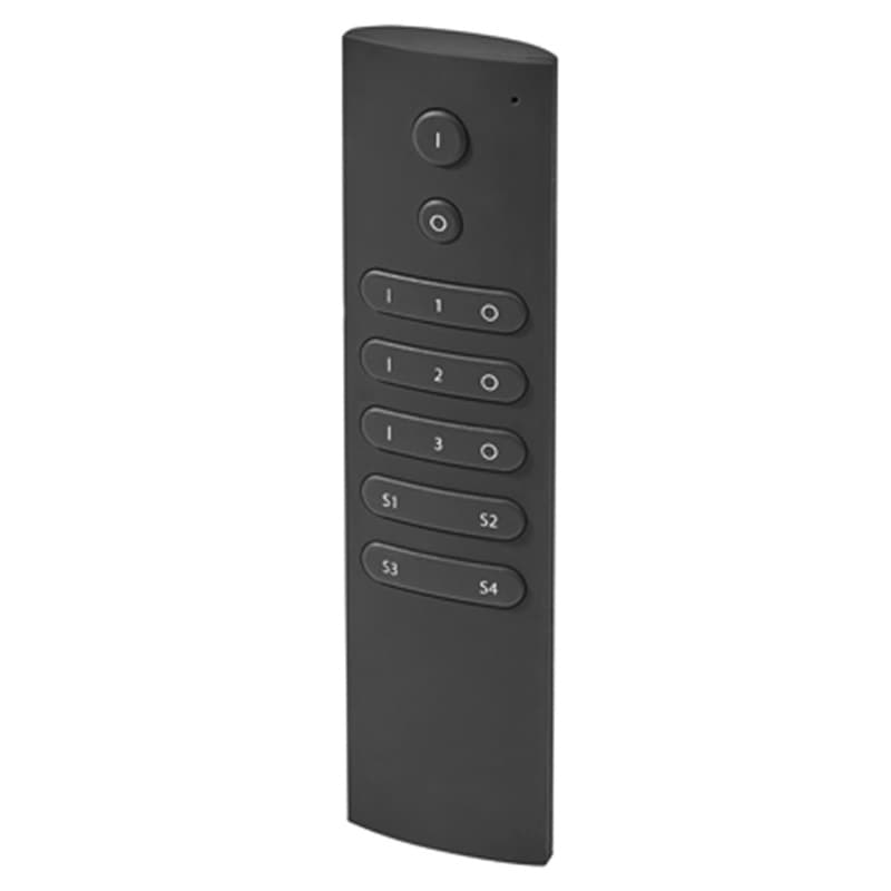 3-Zone Remote Control, 5-15/16", Black