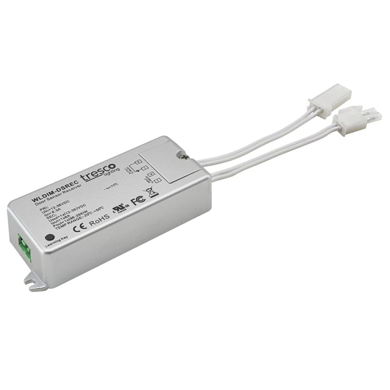 T616 12V/24V Wireless Door Sensor Receiver, 3.25", Silver