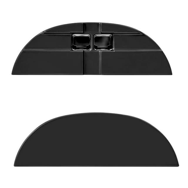 Infinex Aluminum Curve End Cap Set, Black