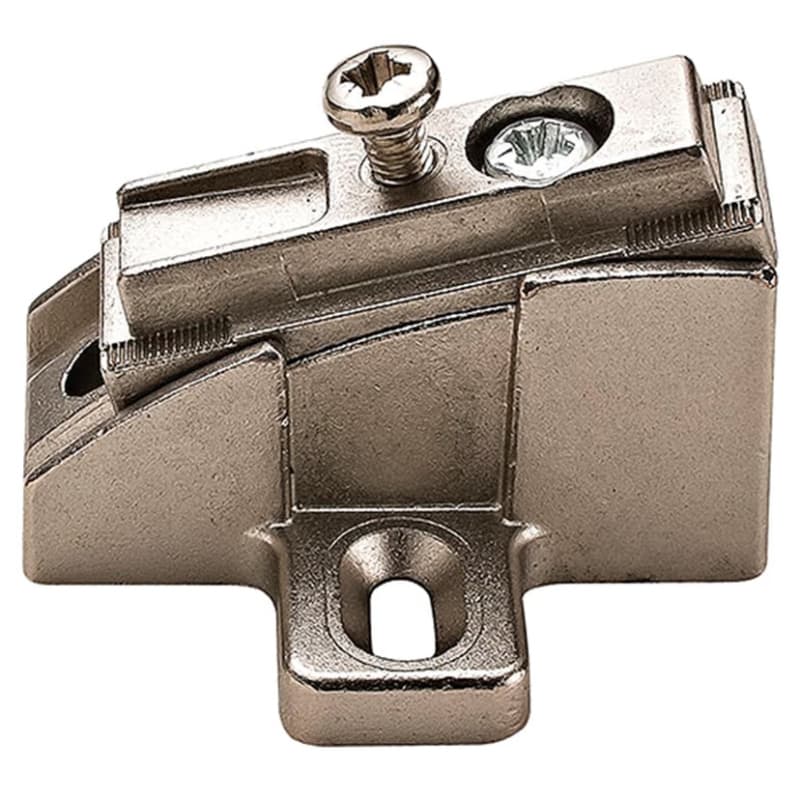 Series 200 Wedge Mounting Plate, Nickel-Plated, Screw-On, 2mm