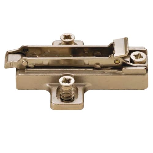 Domi Cam Adjustable Wing Mounting Plate, Nickel-Plated, Screw-On, 6mm