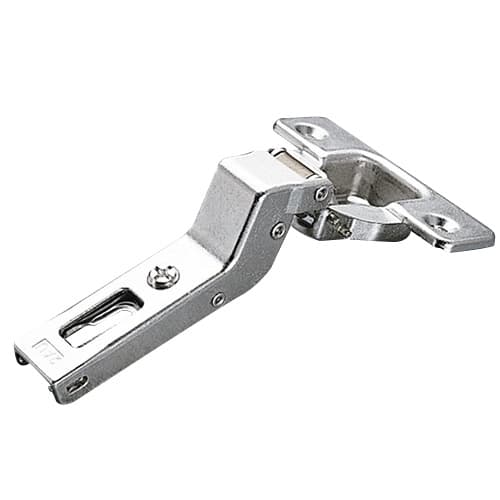 Series 200 +24° Angled Corner 94° Opening Hinge, Self-Closing, Nickel-Plated, Logica