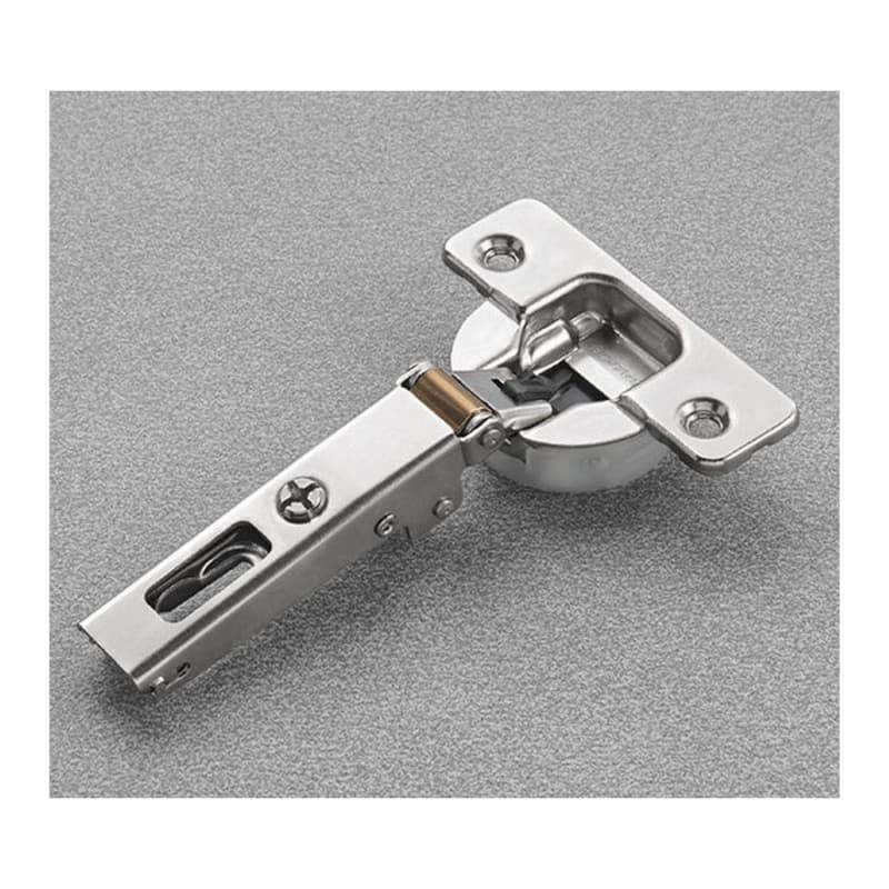 Series 100 105° Opening Hinge, 45mm Bore Pattern, Silentia+ Soft-Closing, Full Overlay, Nickel-Plated, Rapido