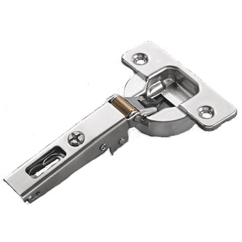 Series 100 105° Opening Hinge, 45mm Bore Pattern, Silentia Soft-Closing, Full Overlay, Nickel-Plated, Logica