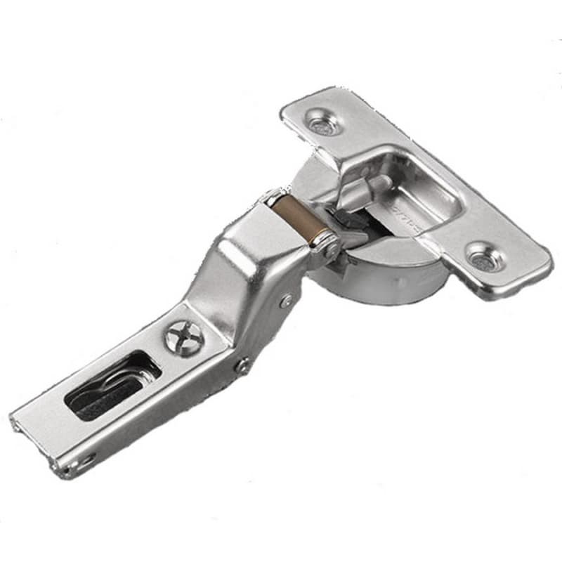 Series 100 105° Opening Hinge, 45mm Bore Pattern, Silentia+ Soft-Closing, Inset, Nickel-Plated, Logica