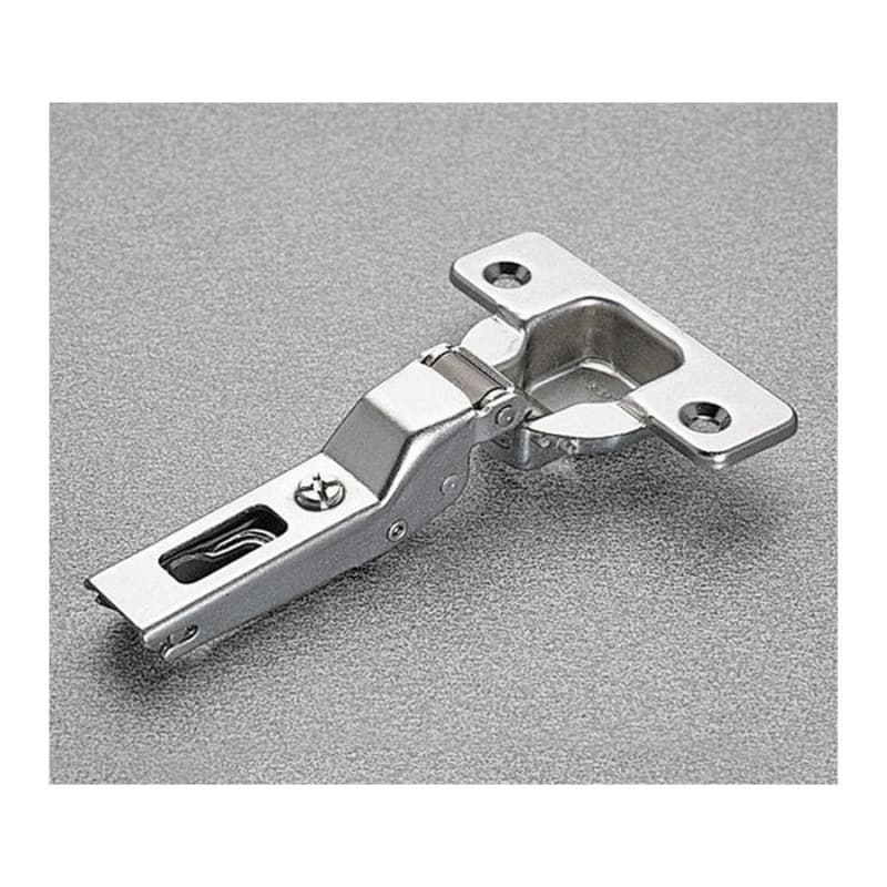 Series 200 110° Opening Hinge, 45mm Bore Pattern, Self-Closing, Half Overlay, Nickel-Plated, Rapido