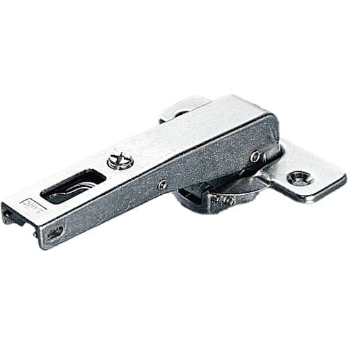 Series 200 Blind Corner 94° Opening Hinge, 45mm Bore Pattern, Self-Closing, Inset, Nickel-Plated, Logica