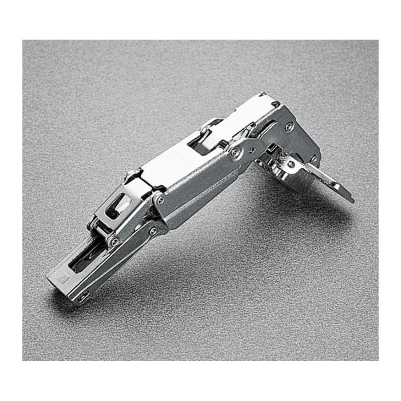 Series 200 165° Opening Hinge, 45mm Bore Pattern, Self-Closing, Full Overlay, Nickel-Plated, Screw-On