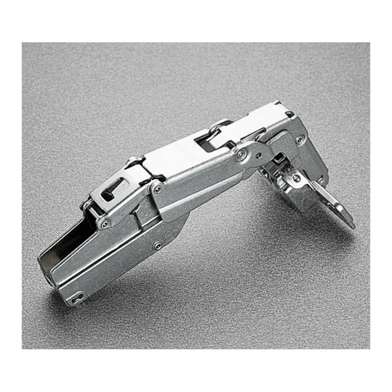 Series 200 165° Opening Hinge, 45mm Bore Pattern, Self-Closing, Inset, Nickel-Plated, Screw-On