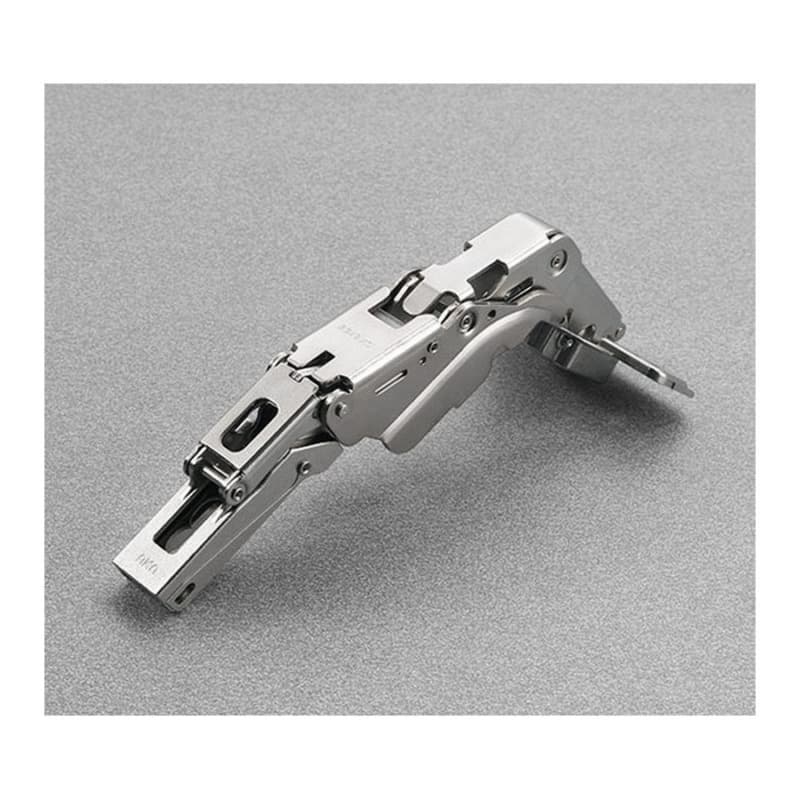 Series 200 155° Opening Zero Protrusion Hinge, 45mm Bore Pattern, Self-Closing, Full Overlay, Nickel-Plated, Screw-On