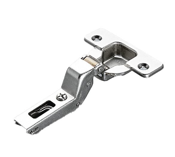 Series 200 94° Opening Hinge, Self-Closing, Inset, Nickel-Plated, Screw-On
