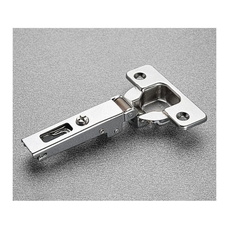 Series 200 110° Opening Hinge, 45mm Bore Pattern, Free-Swinging, Full Overlay, Nickel-Plated, Dowelled
