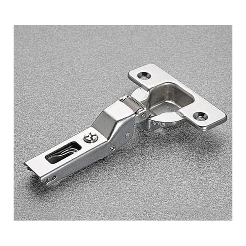 Series 200 110° Opening Hinge, 45mm Bore Pattern, Free-Swinging, Half Overlay, Nickel-Plated, Dowelled