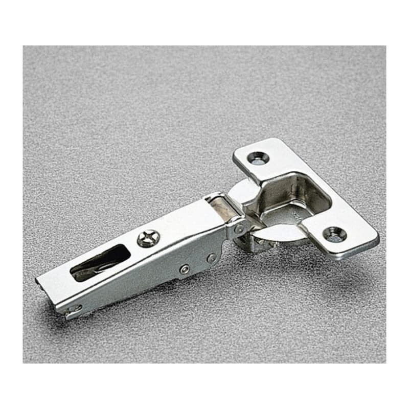 Series 200 110° Opening Hinge, 45mm Bore Pattern, Self-Closing, 1/2" Overlay, Nickel-Plated, Dowelled