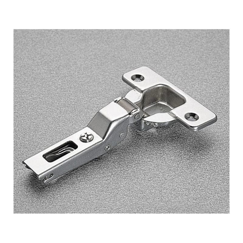 Series 200 110° Opening Hinge, 45mm Bore Pattern, Self-Closing, Half Overlay, Nickel-Plated, Dowelled