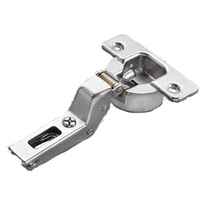 Series 200 94° Opening Thick Door Hinge, Free Swinging, Inset, Nickel-Plated, Screw-On