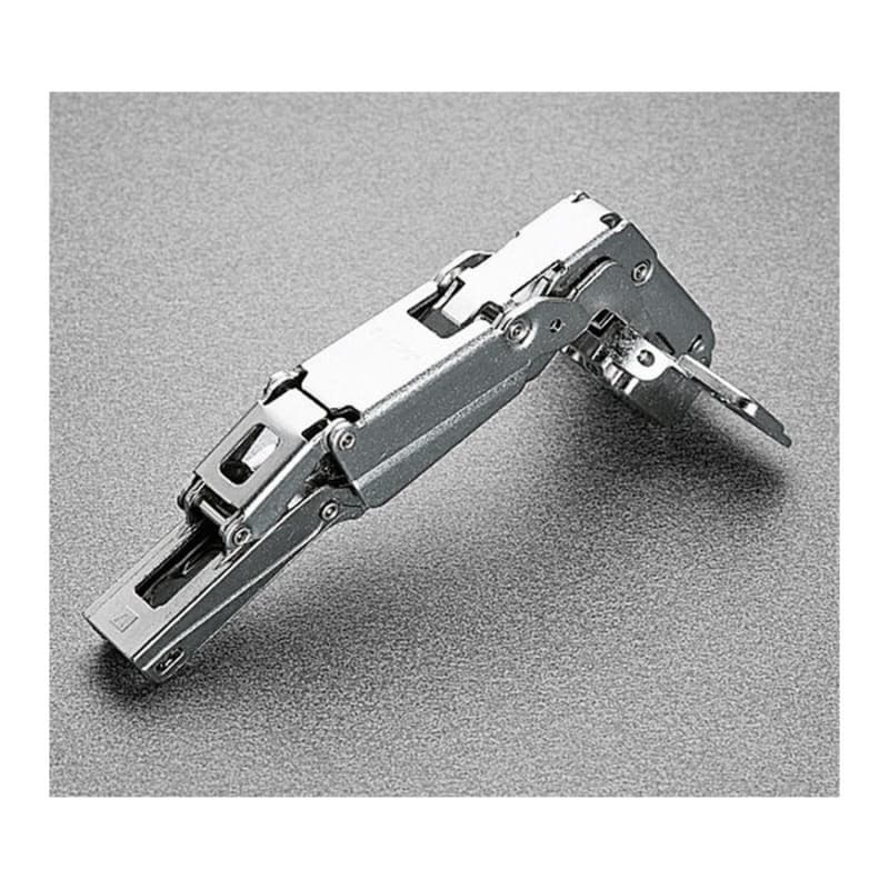 Series 200 165° Opening Hinge, 45mm Bore Pattern, Self-Closing, Full Overlay, Nickel-Plated, Dowelled