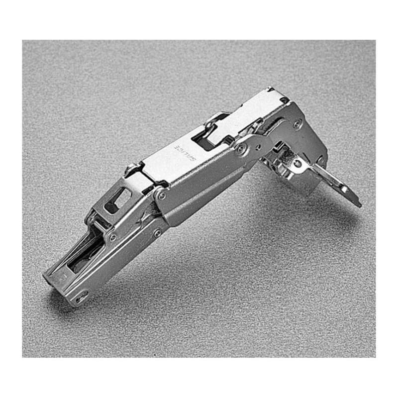 Series 200 165° Opening Hinge, 45mm Bore Pattern, Self-Closing, 1/2" Overlay, Nickel-Plated, Dowelled
