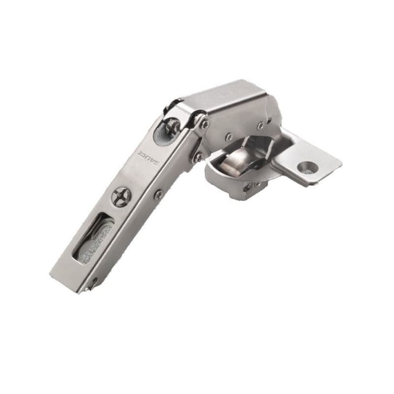 Series 200 Pie-Cut Corner 65° Opening Hinge with Self-Closing, 45mm Bore Pattern, Nickel, Dowelled (150/Box)
