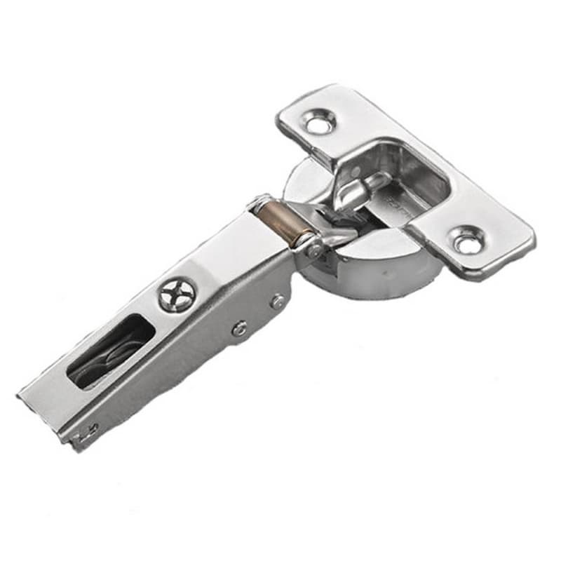Series 700 110° Opening Hinge, 45mm Bore Pattern, Silentia+ Soft-Closing, 1/2" Overlay, Nickel-Plated, Logica