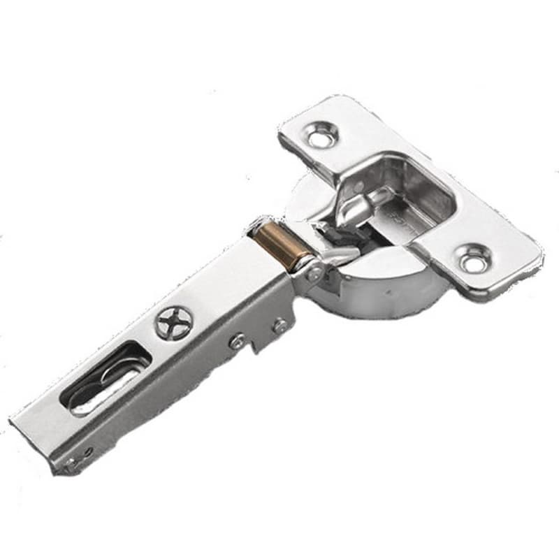 Silentia+ 700 110° Opening Hinge, 45mm Boring Pattern, Soft-Closing, Full Overlay, Nickel-Plated, Screw-On