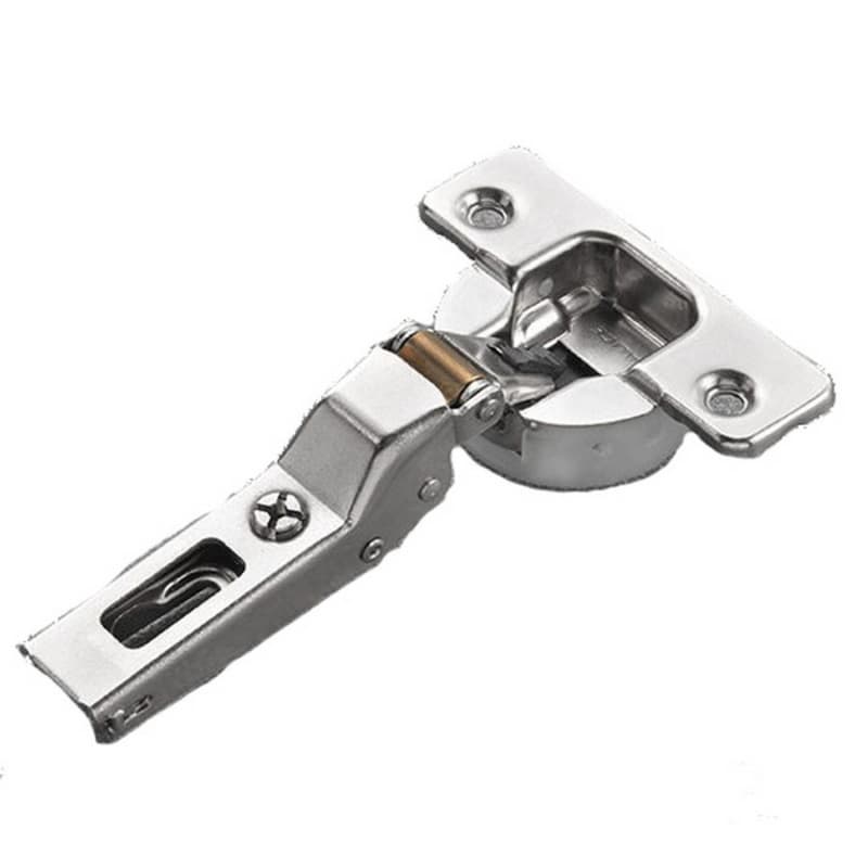 Series 700 110° Opening Hinge, 45mm Bore Pattern, Silentia+ Soft-Closing, Half Overlay, Nickel-Plated, Dowelled