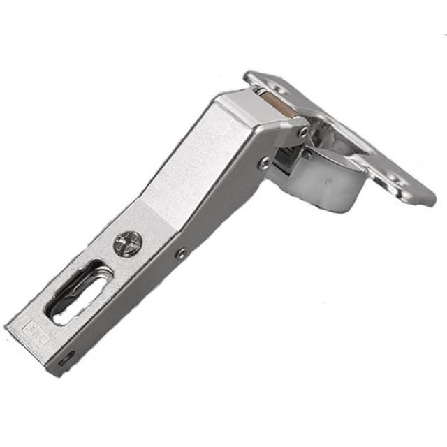 Series 700 +45° Angled Corner 110° Opening Hinge, Silentia+ Soft-Closing, Overlay, Nickel-Plated, Dowelled