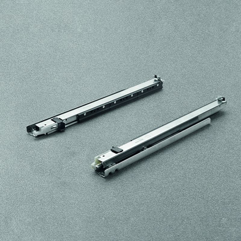 450" Progressa Shelf Undermount Slide, 170lb Capacity, Full Extension, Soft-Closing