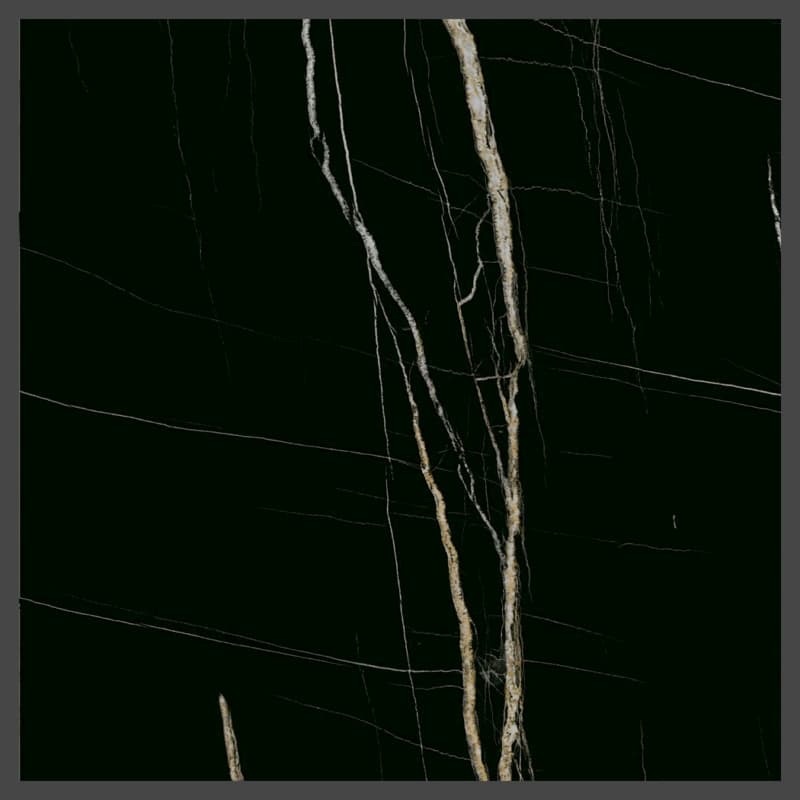 Saviola Decorative Panel in Nero Machino with a Blunt Finish, 83-5/16" width x 110-1/4" length, 19 mm Thick