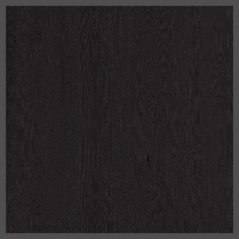 Pura Vita Decorative Panel in Frassino Nero with a Black Ash Finish, Grade A/A, 49" width x 120" length, 19 mm Thick
