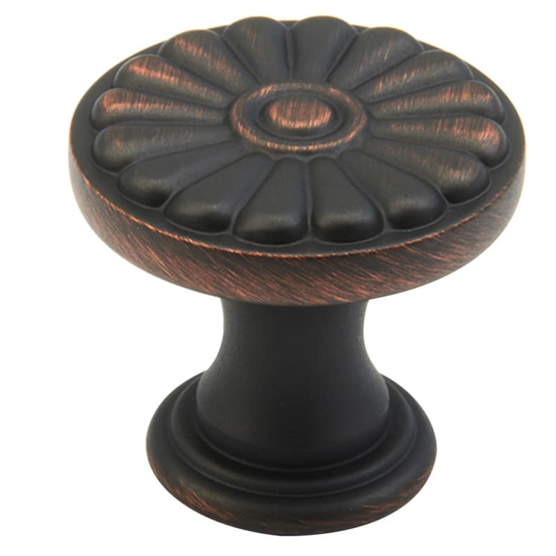 1-3/8" Mountain Round Knob, Polished Nickel