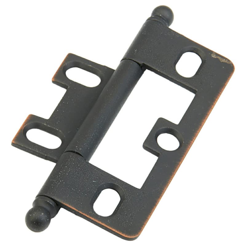 3" Non-Mortise Ball Tip Hinge, Michelangelo Bronze