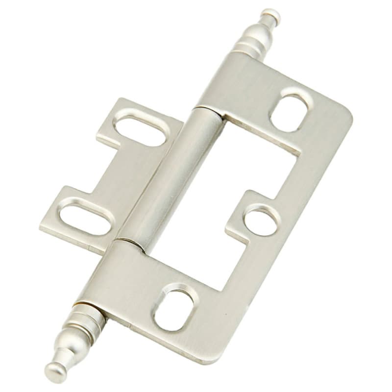 3-5/8" Non-Mortise Ball Tip Hinge, Satin Nickel