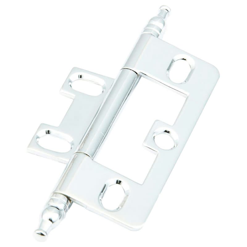 3-5/8" Non-Mortise Ball Tip Hinge, Polished Chrome