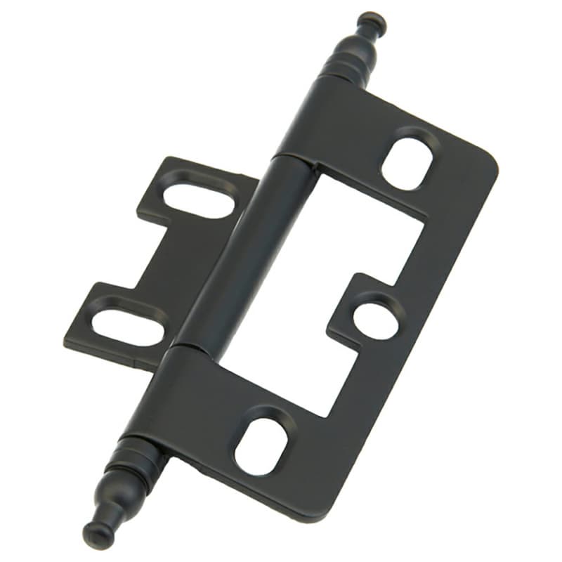 3-5/8" Non-Mortise Ball Tip Hinge, Flat Black