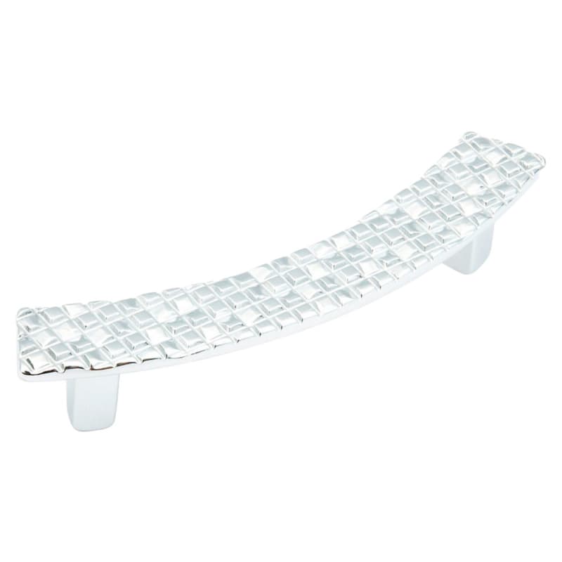 3-3/4" Mosaic Cabinet Pull, Polished Chrome