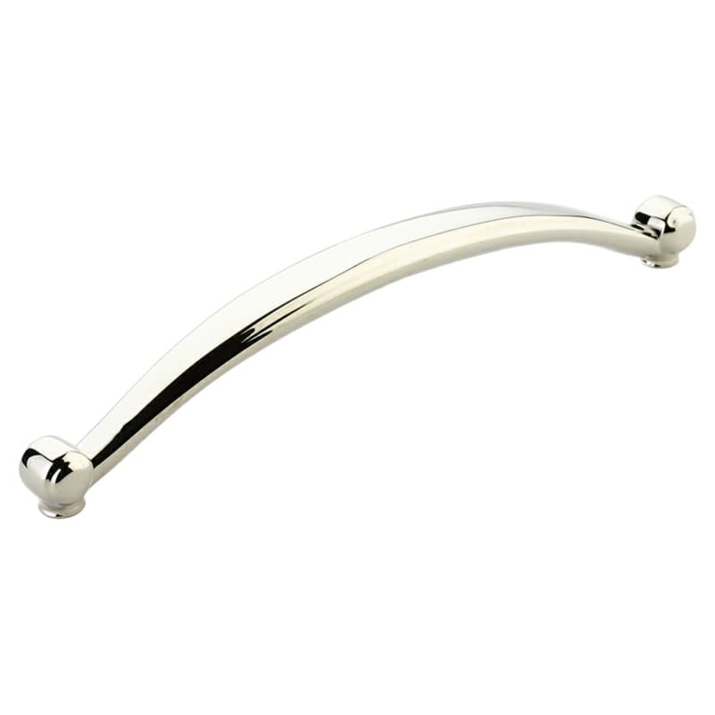 8" Cabriole Cabinet Pull, Polished Nickel