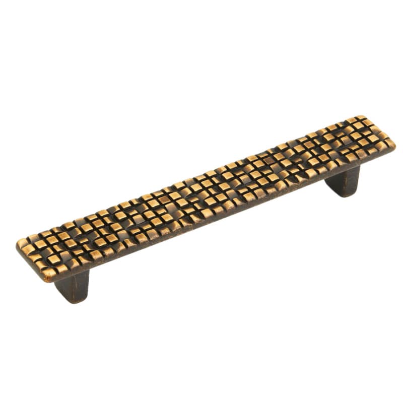 5-1/16" Mosaic Cabinet Pull, French Antique Bronze