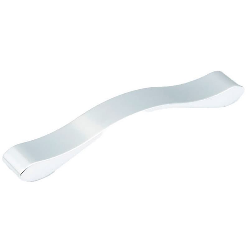 6-5/16" Wave Cabinet Pull, Matte Chrome
