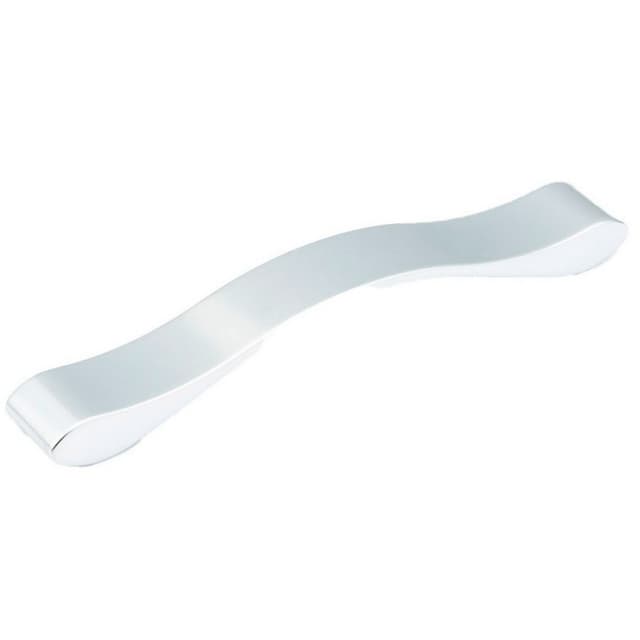 6-5/16" Wave Cabinet Pull, Matte Chrome