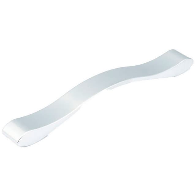 7-9/16" Wave Cabinet Pull, Matte Chrome