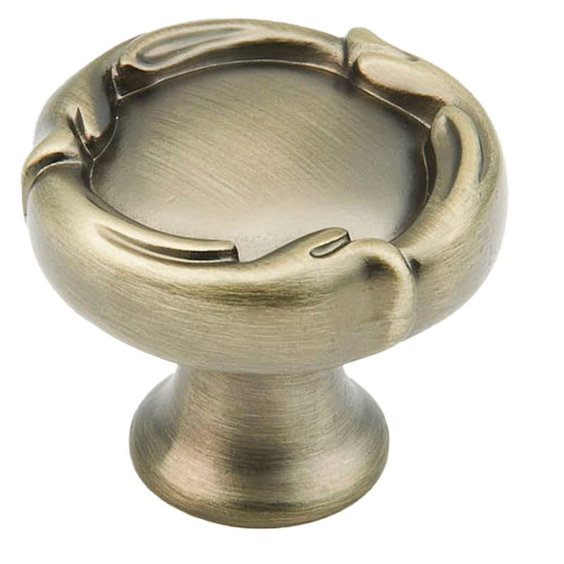 1-5/16" French Farm Round Cabinet Knob, Antique Nickel