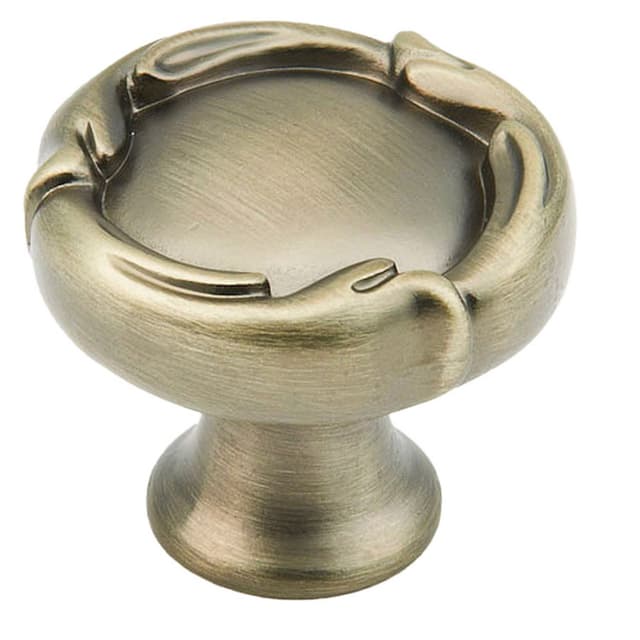 1-5/16" French Farm Round Cabinet Knob, Antique Nickel