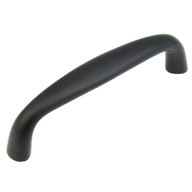 3" Traditional Cabinet Pull, Flat Black