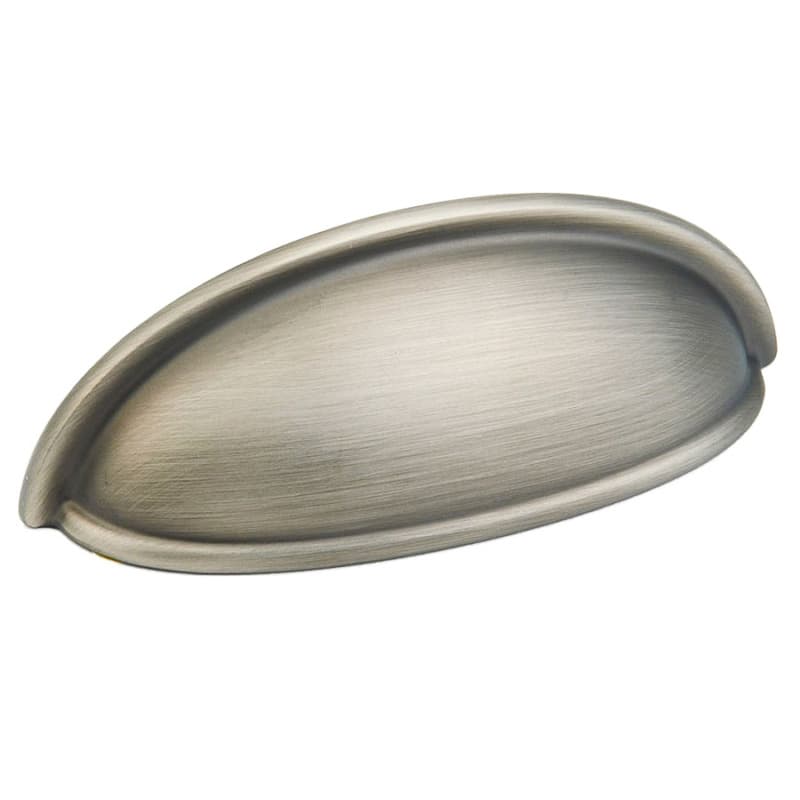 3" Traditional Small Cup Pull, Antique Nickel
